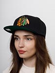 Бейсболка MITCHELL NESS арт. HHSS6743-CBHYYPPPBLCK Chicago Blackhawks NHL (черный)